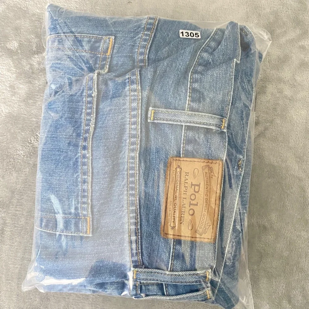 Polo‎ Ralph Lauren Jeans Mens 42x33 Blue Straight Leg Denim Authentic Goods - Picture 9 of 9